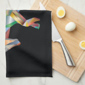 Prism Bull Rainbow Abstracte Fab Theedoek (Quarter Fold)