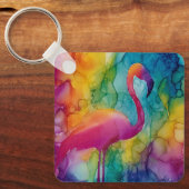 Prism Flamingo Sleutelhanger (Voorkant)
