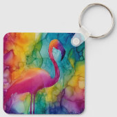 Prism Flamingo Sleutelhanger (Achterkant)