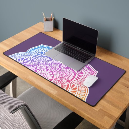 Prism Flower Mandala Desk Mat (Bureau 2)