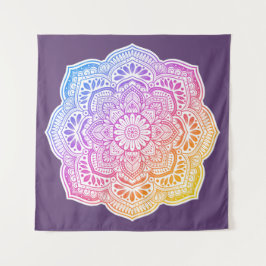 Prism Flower Mandala Tapestry Wandkleed