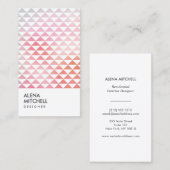 PRISM FOTO IN WIT (Verticaal) Visitekaartje (Voorkant / Achterkant)