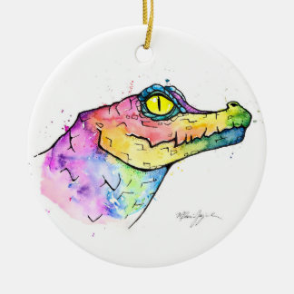 Prism Gator Keramisch Ornament