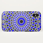 Prism Mandala ( Blauw ) Case-Mate iPhone Case (Achterkant (horizontaal))