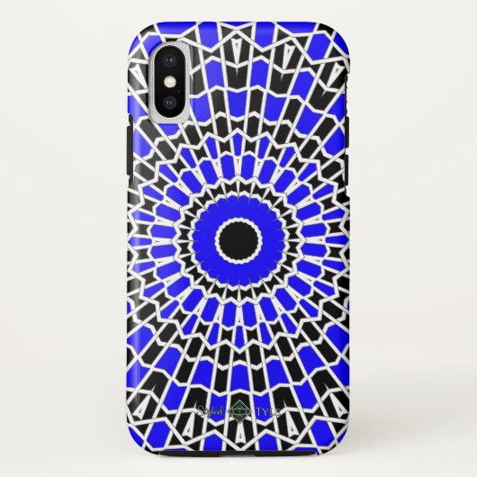 Prism Mandala ( Blauw ) Case-Mate iPhone Case (Achterkant)