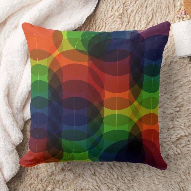 Prism Path Geel Sierkussen (Deken)