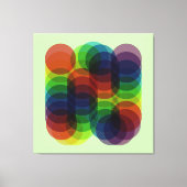 Prism Path Green Canvas Afdruk (Voorkant)