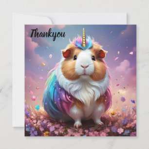 Prism Pigtail: De Stralende Eenhoorn Cavia, Bedankkaart