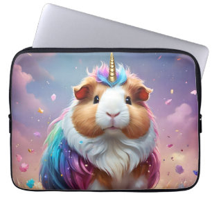 Prism Pigtail: De Stralende Eenhoorn Cavia, Laptop Sleeve