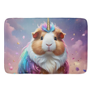 Prism Pigtail: het stralende eenhoorn cavia Badmat