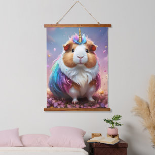 Prism Pigtail: het stralende eenhoorn cavia, Hangend Wandkleed