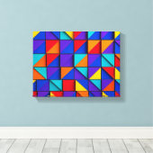 Prism Tile Canvas Afdruk (Insitu (Houten vloer))