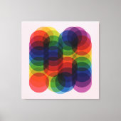 Prisma Path Red Canvas Afdruk (Voorkant)