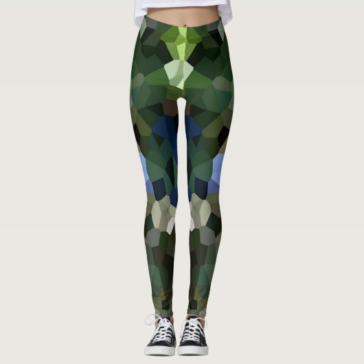 Prisma van groene Leggings (Voorkant)