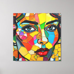 “Prismara” - Fragmenten van haar vlam Canvas Afdruk