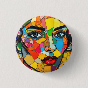 “Prismara” - Fragmenten van haar vlam Ronde Button 3,2 Cm