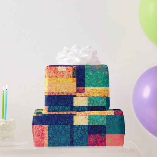 Prismatic Blocks – Modern Abstract Geometric Cadeaupapier (Feestgeschenken)