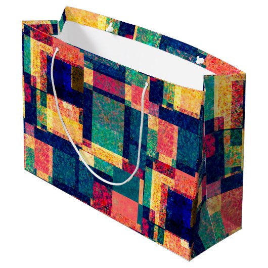 Prismatic Blocks – Modern Abstract Geometric Groot Cadeauzakje (Achterkant Gekanteld)
