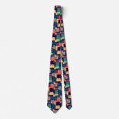 Prismatic Blocks – Modern Abstract Geometric Tie Stropdas (Voorkant)