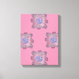 Prismatic Current Abstract Flow Art Canvas Afdruk