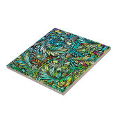 Prismatic Fern Green Tegeltje (Zijkant)