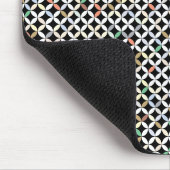 Prismatic gebogen diamantpatroon muismat (Hoek)