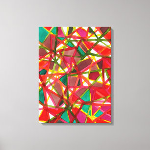 Prismatic II Canvas Afdruk