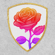Prismatic Love Rose Iron-On