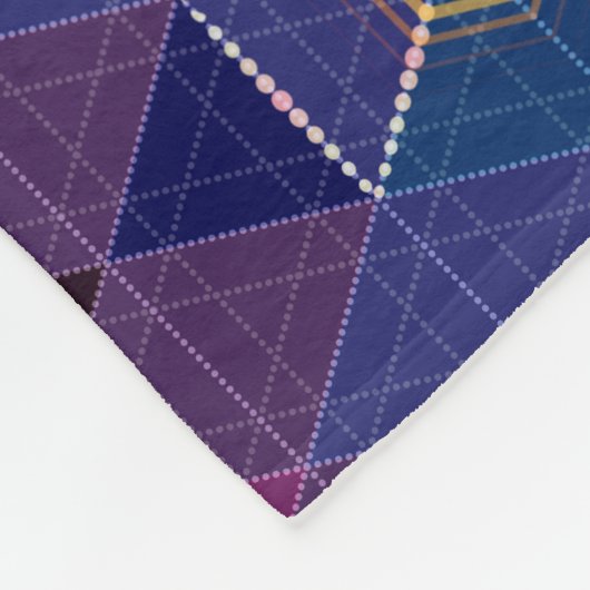 Prismatic Lucifern Fleece Deken (Hoek)