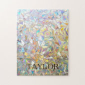 Prismatic Stained Glass Effect - Rainbow Prismatic Legpuzzel (Verticaal)