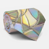 Prismatic Stained Glass Effect - Rainbow Prismatic Stropdas (Opgerold)