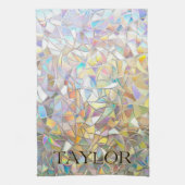 Prismatic Stained Glass Effect - Rainbow Prismatic Theedoek (Verticaal)