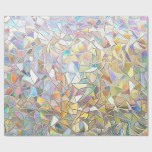Prismatisch Glas-in-Lood Effect - Regenboog Prisma Cadeaupapier