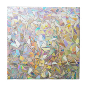 Prismatisch Glas-in-Lood Effect - Regenboog Prisma Tegeltje