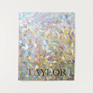 Prismatisch Glas-in-Lood Effect - Regenboog Prisma Wandkleed