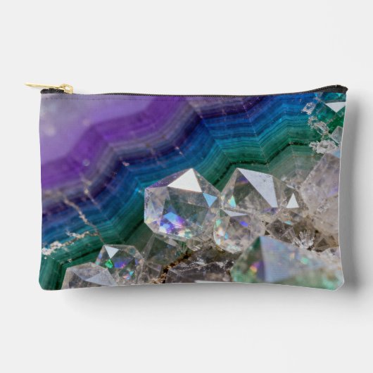 Prismatisch Kwarts Fusie Levendig Kristal Design Etui (Voorkant)