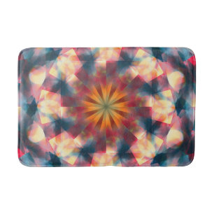 Prismatische caleidoscopische psychedelische manda badmat