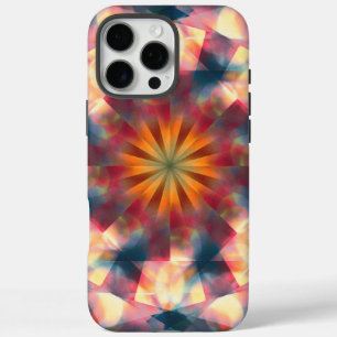 Prismatische caleidoscopische psychedelische manda iPhone 16 pro max hoesje