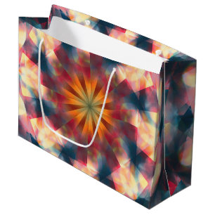 Prismatische caleidoscopische psychedelische manda groot cadeauzakje