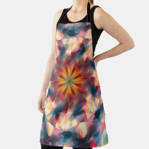 Prismatische caleidoscopische psychedelische manda schort