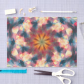 Prismatische caleidoscopische psychedelische manda tissuepapier (Craft)