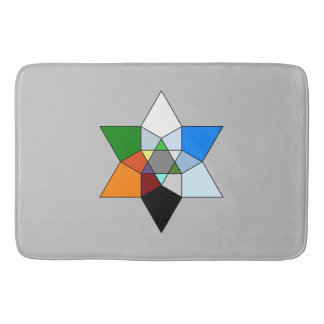 Prismatische fractal Bath Mat