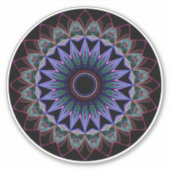 prismatische mandala sticker (Voorkant)