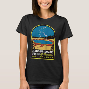 Prismatische springsteenreisroute t-shirt