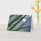 Prisme d'herbe - carte pour notes (Fleur jaune)