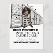 Prison Cards Long Distance Doing Time Briefkaart (Voorkant)