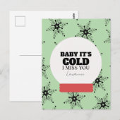 Prison Long Distance Winter Christmas Snowglobe  Briefkaart (Voorkant / Achterkant)