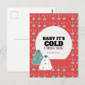 Prison Long Distance Winter Love Christmas  Briefkaart (Voorkant / Achterkant)