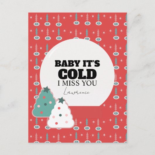 Prison Long Distance Winter Love Christmas  Briefkaart (Voorkant)