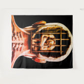 Prison of the Mind – Surreal Conceptual Wall Art  Wandkleed (Voorkant (horizontaal))